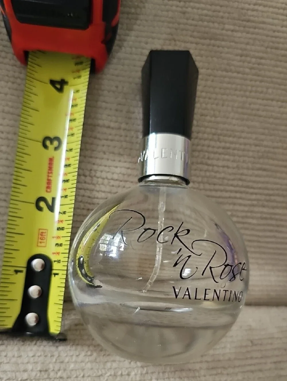 Valentino Rock 'n Rose Clear & Black empty Bottle